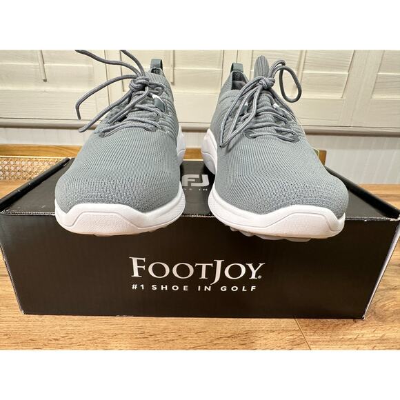 Footjoy Women's Flex XP Golf Shoes Performance Knit Mesh Grey  Size 9 NIB - Picture 7 of 15